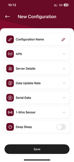Create the configuarion