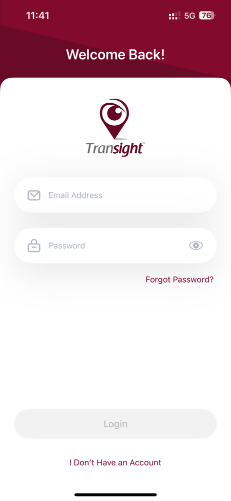 Login with account details